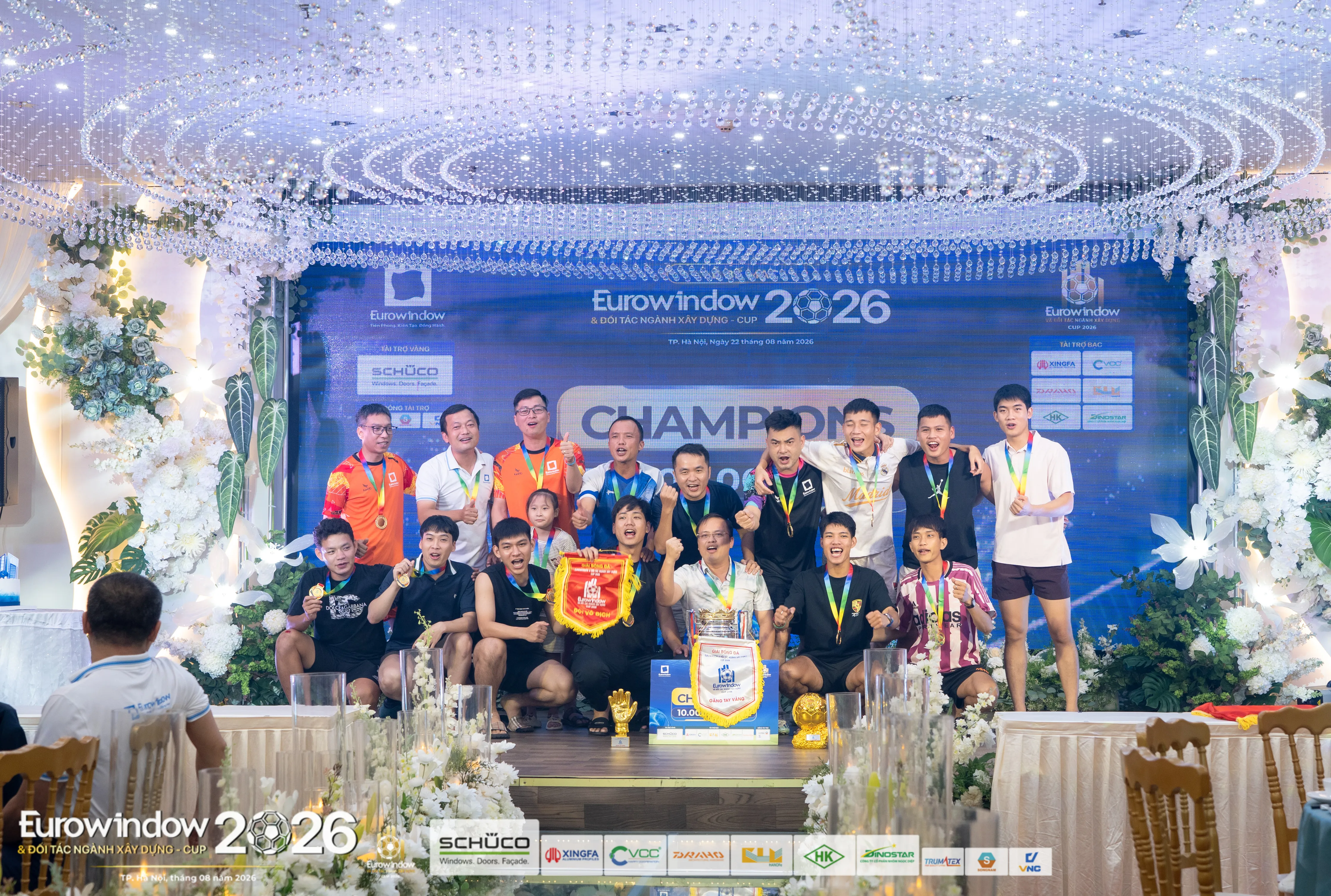 Đêm Gala bùng nổ cảm xúc – Eurowindow khép lại mùa giải "Cup 2026" trong niềm vui kỷ niệm 24 năm thành lập