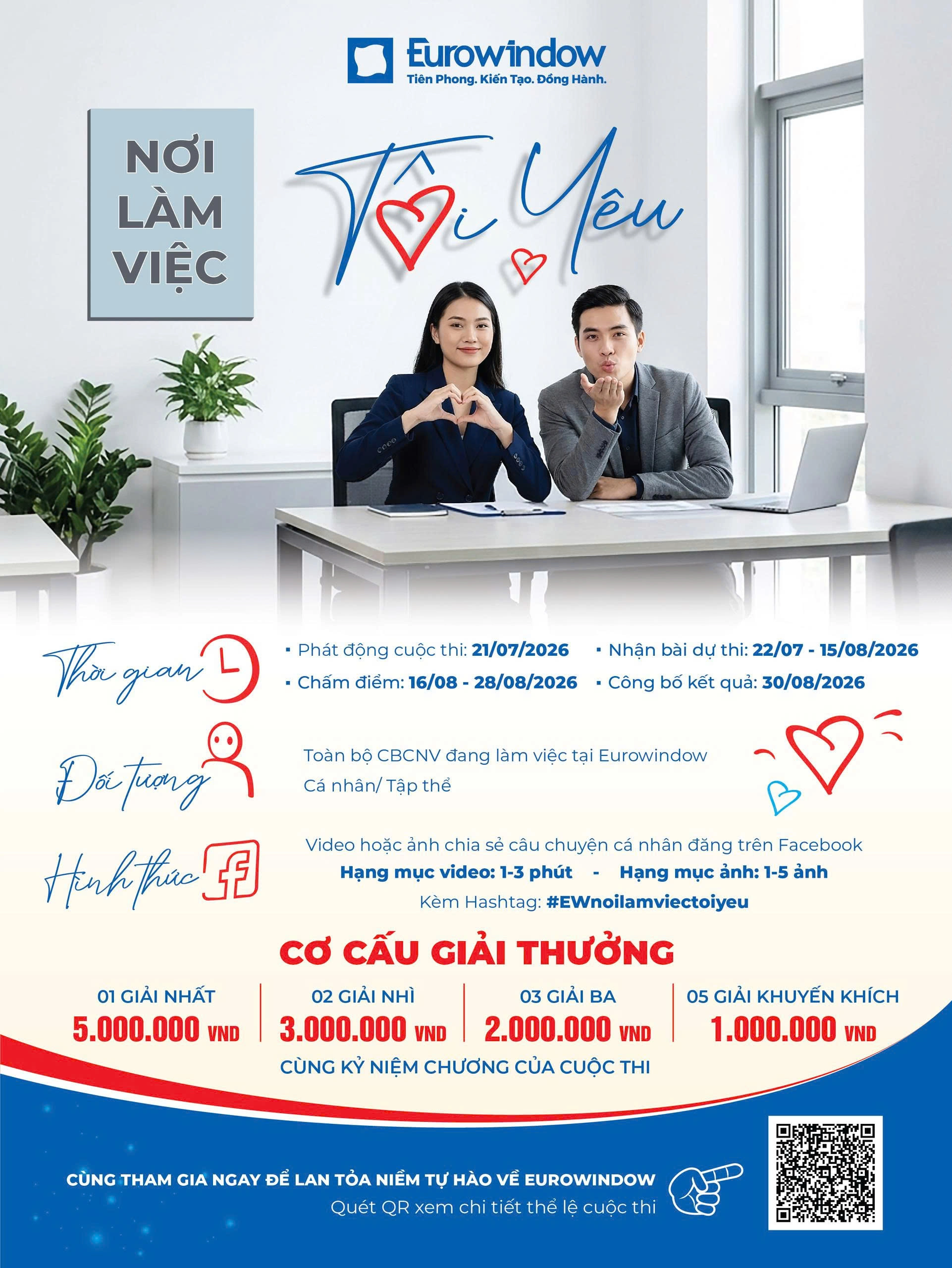 PHÁT ĐỘNG CUỘC THI "EUROWINDOW – NƠI LÀM VIỆC TÔI YÊU"