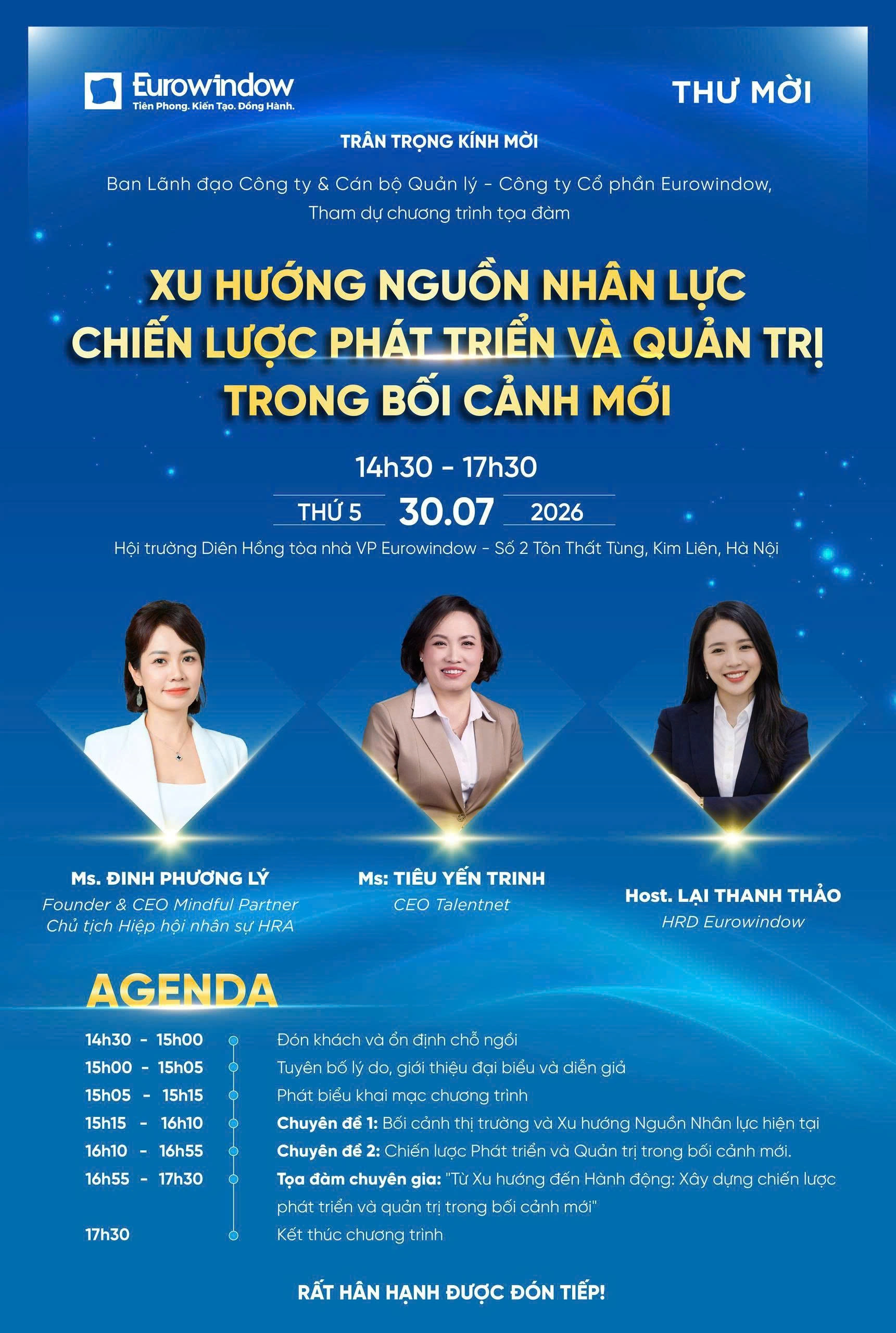 Tọa đàm "Xu hướng nguồn nhân lực - Chiến lược phát triển và quản trị trong bối cảnh mới"